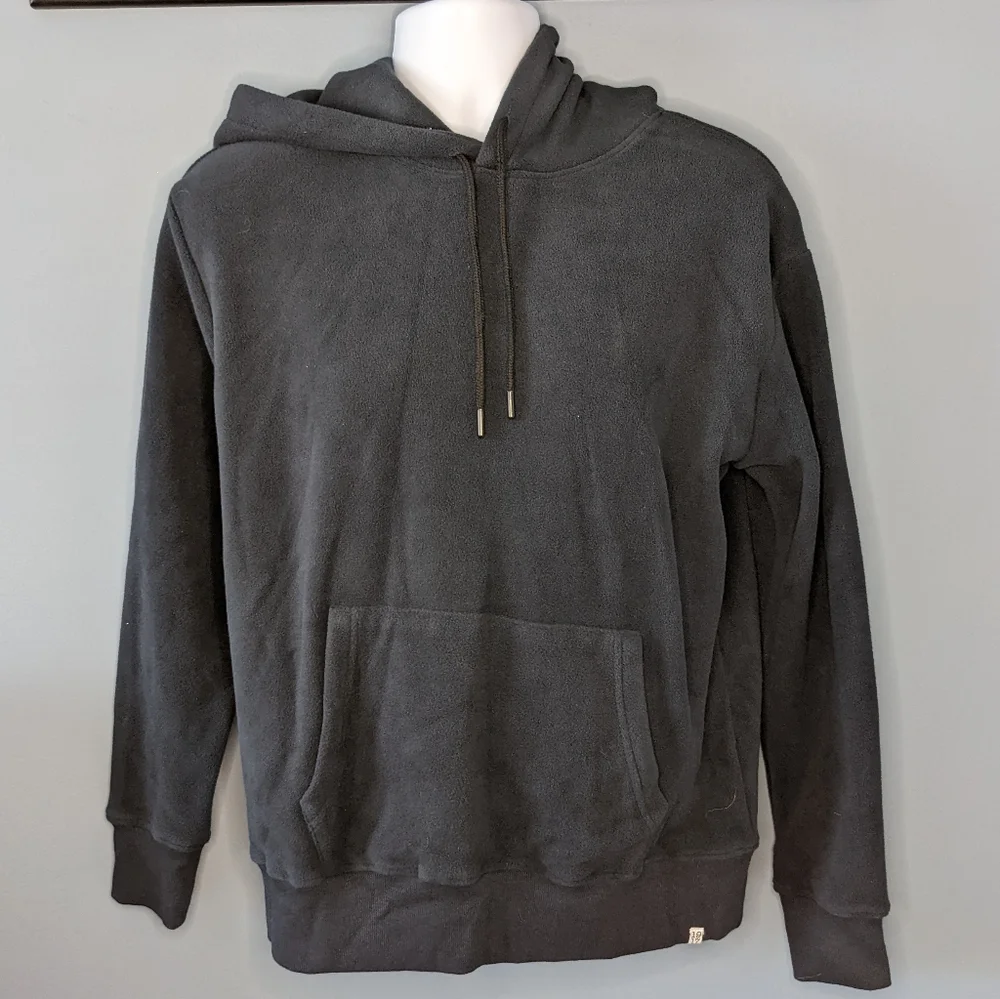 NWT Sovereign Code (Nordstrom) Men's All Fleece Navy Blue Hoodie - Picture 3 of 6